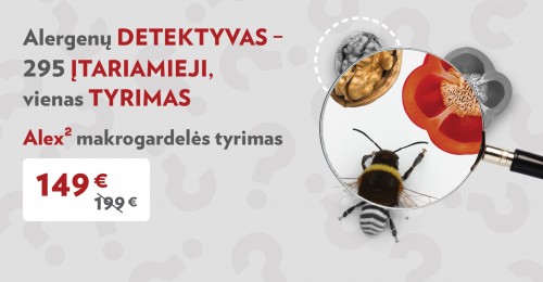 Alergenų detektyvas – 295 įtariamieji, vienas tyrimas!